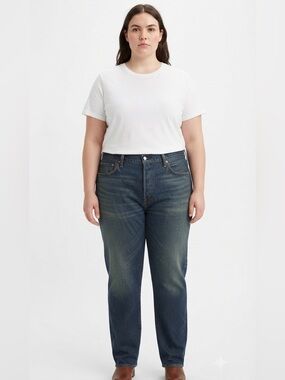 Levi's 501 Original Fit Stretch Jeans (Size 48x34)